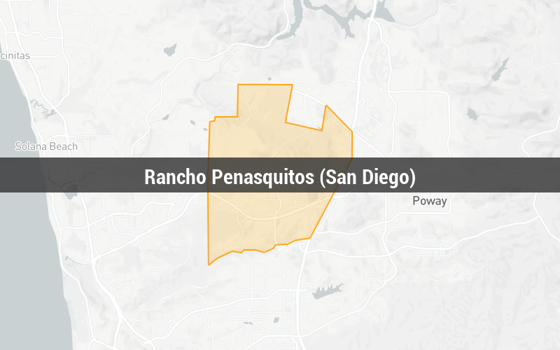 Map of Rancho Penasquitos (San Diego)