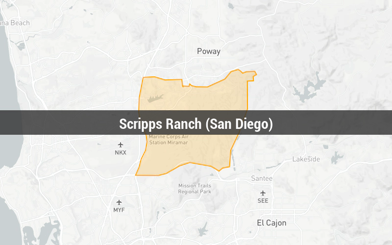Map of Scripps Ranch (San Diego)