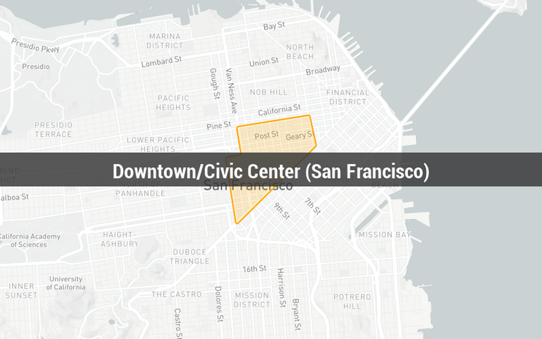 How much can you earn with Airbnb in Downtown/Civic Center (San Francisco) in 2024?