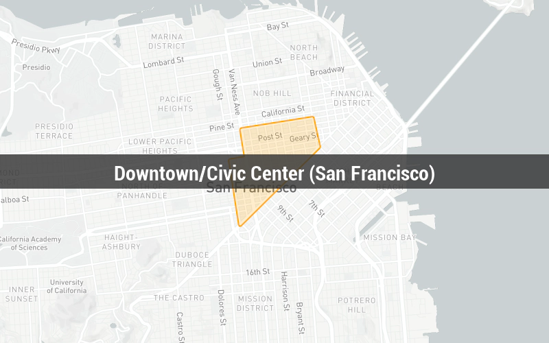 Map of Downtown/Civic Center (San Francisco)
