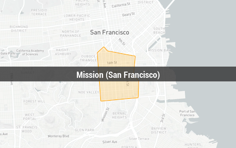Map of Mission (San Francisco)