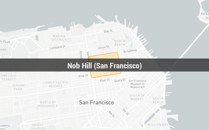 Map of Nob Hill (San Francisco)