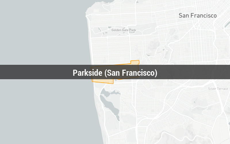 Map of Parkside (San Francisco)