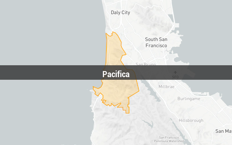 Map of Pacifica