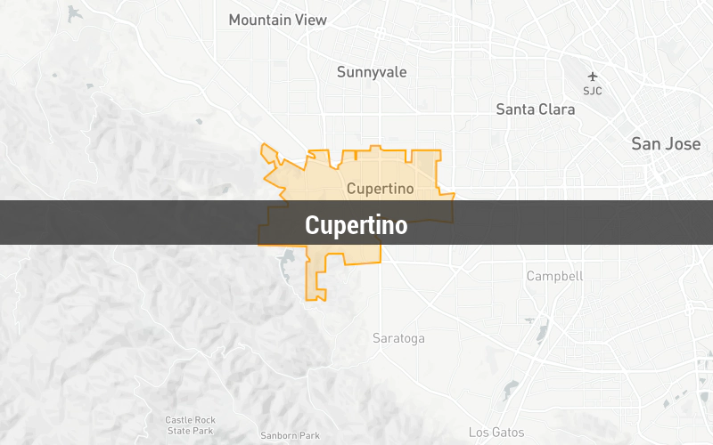 Map of Cupertino