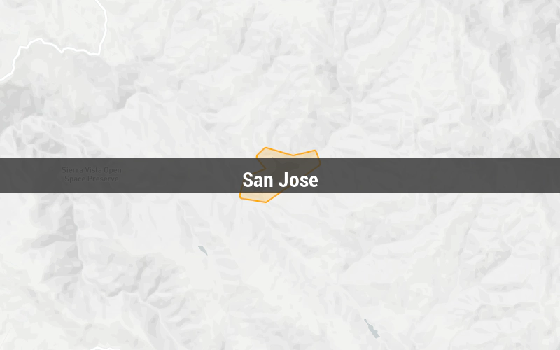 Map of San Jose