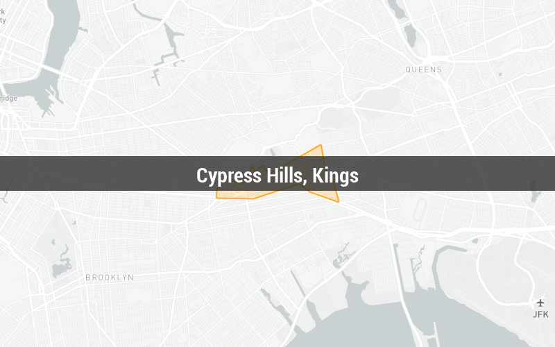 Map of Cypress Hills, Kings